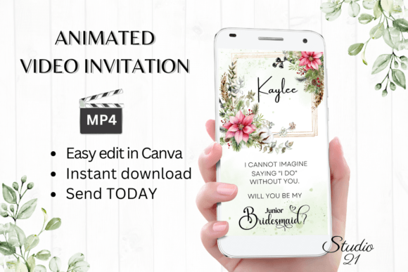 Christmas Junior Bridesmaid W3192JM: A Festive Typeface for Holiday Designs