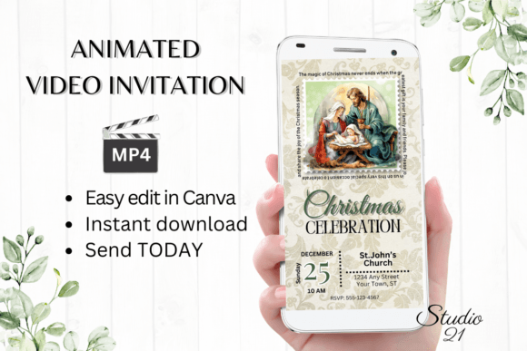 Create Unforgettable Holiday Invites with Animated Christmas Templates
