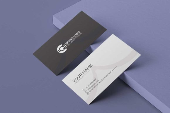 Mastering First Impressions with a Dark Printable Business Card Template