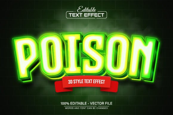 Mastering the Poison Green Neon Glowing 3D Text Effect