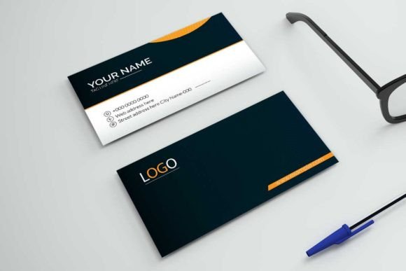Modern Corporate Business Card Template: Elevate Your Professional Image