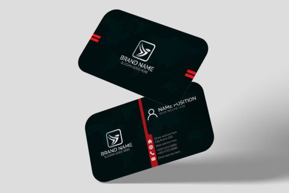 Modern Dark Business Card Template: Craft a Powerful First Impression