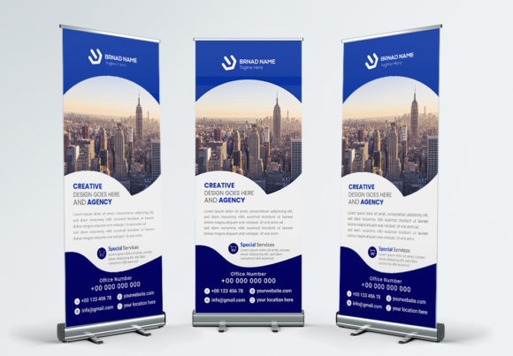Real Estate Roll Up Banner: A Professional Template for Property Promotions