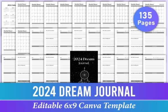 Your 2024 Dream Journal: A Canva-Ready Interior for KDP Success